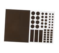 Homoyoyo Pegatinas Reguladoras De Luz Led para Routers y Televisores, Adhesivas Negras Opacas, Filtros De Atenuación Al 50%, 2 Hojas, Compatibles Electrodomésticos, Uso Ambientes De Dormitorio