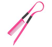 Homoyoyo Peine Alisador de Cabello Forma de V Plegable para Uso Salón Peine para Alisar el Cabello de Peluquería Función de Alisado