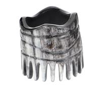 Homoyoyo Peine de Cuerno Puntos de Acupuntura para Masaje Capilar Peine Creativo para Lavar y Estimular Circulación Sanguínea Tamaño 6-9 CM de Alto y 5-8 CM de Diámetro Color Aleatorio