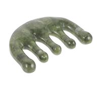 Homoyoyo Peine De Jade Para Masaje De Cabelludo Mini Cepillo Multiusos De Bolsillo Herramienta De Masaje Guasha Para Relajación