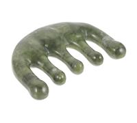 Homoyoyo Peine De Jade Para Masaje De Cabelludo Peine Gua Sha Mini Para Bolso Herramienta De Raspado Para Mujeres y Hombres