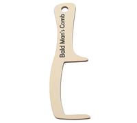 Homoyoyo Peine de Madera Beige Dientes Anchos que Desenreda el Cabello para Hombre Calvo Adecuado para Disfraces de Payaso y Uso en Oficina