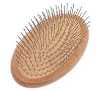 Homoyoyo Peine de Madera con Cojín de Aire Masajeador Portátil para Desenredar y Estimular el Cabelludo Diseño Ergonómico Antiencrespamiento Cepillo Ligero para Viaje y Diario