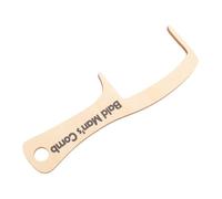 Homoyoyo Peine de madera de hombre calvo cepillo y peine del hombre calvo peine de cabello divertido Cabello de chiste de hombre calvo peine de cumpleaños cepillo calvo Boj