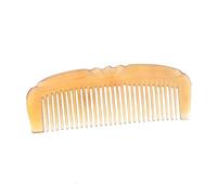 Homoyoyo Peine para Estimular la Circulación Masajeador Antiestático de Cuerno de Oveja Natural y Cuidar el Cabello Vintage y Chic Diseño Retro