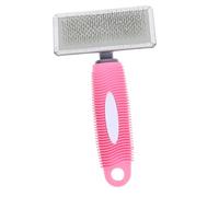 Homoyoyo Peine para Mascotas de Herramienta Eficaz para Quitar Pelo Suelto y Desenredar Cepillo Rastrillo para Perros y Gatos Mango de Goma para Aseo Casa o Parque