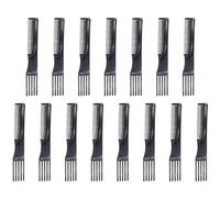 Homoyoyo Peines Cabello 15 Piezas Peine Elevador Doble Cara para Peinar y Cortar Cabello Corto Resistente y Flexible para Hombres y Mujeres Herramienta Profesional para Cuidado Capilar