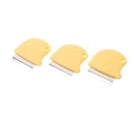 Homoyoyo Pelador Multifuncional de Acero Inoxidable para Papaya y Ajo Cuchilla Curva Integrada, Mango Ergonómico y Paquete de 3 Piezas Adecuado para Cocina y Preparación de Alimentos