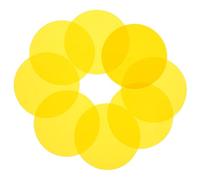 Homoyoyo Película Color para Cámara 66 Mm 10 Piezas Filtro de Luz Atmósfera de Atardecer para Fotografía Creativa