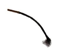 Homoyoyo Peluca Trenzada de Cabello Humano Negro Rastas, Fácil Cambio de Peinado y Fijación Cómoda para Estilo Hip Hop y Reggae