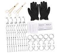 Homoyoyo Pendientes y Piercings Inoxidable Para Oreja Nariz Ombligo y Ceja Variados Con Apariencia Lisa y Brillante Para Uso Diario y Fiestas