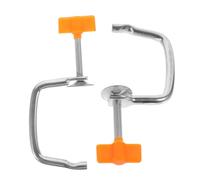 Homoyoyo Pinza Metálica de Fijación Manual para Máquina de Pasta Accesorio de Clip Resistente 2 Piezas para Repuesto en Máquinas Manuales de Hacer Fideos en Cocina Doméstica