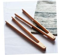 Homoyoyo Pinzas de Madera para Alimentos de 32 CM Resistentes a Manchas y Olores Pinzas de Cocina Largas para Barbacoa Tostar Pan Asar y Preparar Ensaladas Uso Doméstico y Profesional