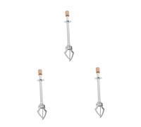 Homoyoyo Pinzas Inoxidable Para Hielo y Alimentos - Diseño Ergonómico En Forma De - Para Servir Cubitos De Hielo Frutas y Aperitivos Juego De 2 Unidades