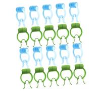 Homoyoyo Pinzas Nasales Para Tapón De Hemorragia Nasal 20 Unidades Plástico Portátil Azul y Verde Para Cuidado Nasal y Epistaxis Uso Doméstico Profesional