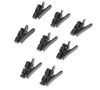 Homoyoyo Pinzas para Cables de Auriculares Negras 8 Piezas Abs y PC para Fijar Cable y Evitar Enredos Conectando al Collar