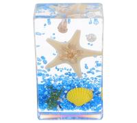 Homoyoyo Pisapapeles de Espécimen Marino de Resina Forma de Estrella de Mar Gordo, Tamaño Mediano 7.3 Cm, Juguete Educativo Decoración Didáctica en Aula y Hogar