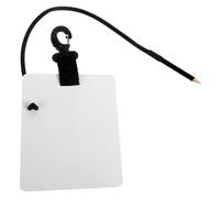 Homoyoyo Pizarra de Buceo Resistente al Agua Tablero de Escritura Subacuático Delgado y Ligero Pizarra Blanca con Clip Giratorio Cuaderno para Escribir Agua Equipo Esencial para