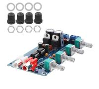 Homoyoyo Placa Amplificadora Estéreo Preamplificador Integrado Mezclador De Audio Ajuste De Sonido Preciso Resistencia Daños Larga Vida Útil