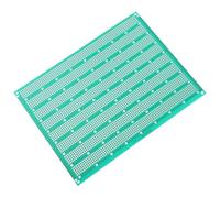 Homoyoyo Placa de Circuito Cara 15x20 Cm Color Verde Orificios Múltiples para Experimentación y Soldadura DIY, Suministros de Circuitos y Placa de Pruebas Práctica