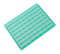 Homoyoyo Placa de Circuito Impreso Verde Lado Agujeros para Soldadura, Tablero de Prototipos Multifuncional para Proyectos DIY y Trabajo de Soldadura Segura
