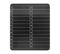 Homoyoyo Placa de Semillas de Acero, Monedero de Respaldo en Frío de Hardware, Acero Inoxidable, Doble Cara, 1-24 Palabras, Negro, Resistente al Agua Fuego, para Seed Phrase