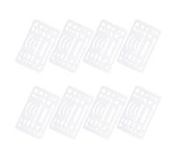 Homoyoyo Plantillas de Dibujo Mecánico Transparentes 8 Piezas para Estudiantes Reglas y Escudos de Borrador Herramientas de Diseño y Dibujo Técnico Suministros Escolares para Ingeniería