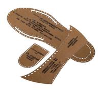 Homoyoyo Plantillas de Pantuflas para Trabajar el Cuero, Molde de Sandalias de Papel Kraft, Fácil de Usar, Versátil para Proyectos de Cuero y Manualidades, Talla 40