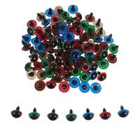 Homoyoyo Plastic Safety Eyes with Washers For Crochet Toys Craft Eyes For DIY Puppets Stuffed Animals Bear Dolls