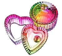 Homoyoyo Plato Dappen Con Tapa 2 Piezas Vidrio Pequeño Para Monómero y Decoración De Uñas Acrílicas Profesional Uso Salón