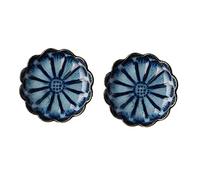 Homoyoyo Plato De Cerámica Para Sushi - 3 Piezas - Elegante Diseño De Ideales Para Aperitivos y Salsas Cuencos Funcionales y Decorativos