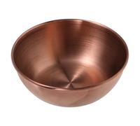 Homoyoyo Plato para Salsa Grande de Acero Inoxidable Dorado Salsera Multifuncional para Condimentos y Aperitivos Plato Redondo para Mojar Base Estable Uso Doméstico y Restauración