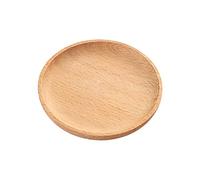 Homoyoyo Plato Pequeño De Madera Natural Para Decoración De Mesa - Ideal Para Postres y -