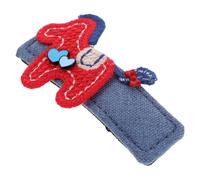 Homoyoyo Plush Denim Zodiac Horse Hair Clips Cute Snap Side Hairpins For Non-slip Barrette For Lunar Year Party Accessories