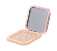 Homoyoyo Polvo Iluminador Compacto Brillante para Maquillaje Facial Tono Dorado Pan de Polvo Purpurina para Resaltar y Embellecer Rostro Fácil Aplicación para Mujeres