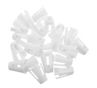 Homoyoyo Portacarretes de Hilo Soporte para Hilo de Bordar 30 Piezas de Plástico Blanco para Máquina de Coser Industrial Compatibilidad para Líneas de Producción Intensiva