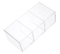 Homoyoyo Portalápices De Papelería Transparente Estuche Para Guardar Pintalabios Caja De Acrílico Soporte Para Papelería Para Organizar Lápices De Cejas Pinceles De Maquillaje El Escritorio