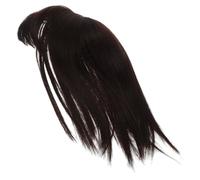 Homoyoyo Postizo de Cabello para Mujeres con Clip Toppers para Volumen y Ocultar Cabello Adelgazado Extensión de Peluca Natural con Flequillo