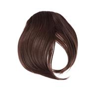 Homoyoyo Postizo de Flequillo Sintético con Clip Ajustable Peluca Resistente al para Mujer Look Natural para Diario Fiestas y Cosplay Compatible Formas de Rostro Color