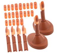 Homoyoyo Práctica De Manicura Con Prótesis De Mano Kit Para Uñas Modelo De Mano Para Practicar Manicura Soporte Para Practicar Uñas Dedo Falso Para Casa