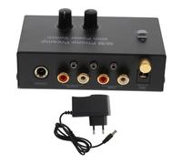 Homoyoyo Preamplificador Phono Estéreo Mini para Tocadiscos Amplificador de Audio para Home Stereo con Control de Volumen Ruido Compatible con Amplificadores de