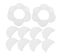 Homoyoyo Protector para Sombras de Ojos de Tela No Tejida Blanco, 100 Piezas para Evitar Manchas y Adecuado para Piel Sensible en Maquillaje de Pestañas