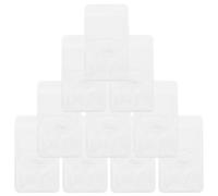 Homoyoyo Protectores de Bolsillo de PVC Transparente Tamaño Cuadrado 10 Unidades para Bolígrafos, Organizador Resistente a Manchas para Batas y Camisas Profesionales