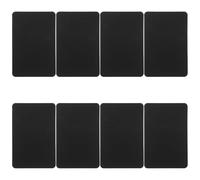 Homoyoyo Protectores de Suela para Zapatos Antideslizantes Autoadhesivos, Almohadillas de Silicona Recortables 14,8 X 9,8 Cm, Color Negro, 8 Unidades, Taloneras Silenciosas para Tacones
