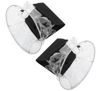 Homoyoyo Protectores Impermeables para Luces de Escenario Par, 2 Unidades, Funda Transparente de Pvc Resistente Lluvia para Iluminación Exterior y Luces Móviles, Cobertura a Prueba de Agua