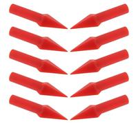 Homoyoyo Puntas de Flecha de Silicona para Tiro 10 Piezas, Puntas de Flecha Suaves de Seguridad 8,1 X 2,3 X 1,7 Cm para Práctica y Juegos al Aire Libre