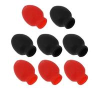 Homoyoyo Puntas de Goma para Baquetas de Batería 8 Unidades, Amortiguadores de Silicona Resistentes y Silenciosos, Accesorio para Práctica de Percusión y Protección de Color Aleatorio
