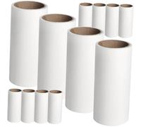 Homoyoyo Quitapelusas Doméstico Multifuncional Adhesivo Portátil, Rodillo Quitapelusas De Papel 12 Piezas, Tamaño Compacto, Limpieza Rápida para Pelo De Mascotas y Ropa