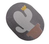 Homoyoyo Rascador de Pared para Gatos de Cartón Corrugado Almohadilla Rascadora Vertical Diseño Cactus Protector Antiarañazos para Muebles 45 X 34 CM Adecuado para Interiores y