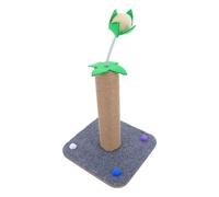 Homoyoyo Rascador para Gatos de Cuerda de Sisal 40 Cm Mediano Base Antideslizante, Poste Rascador Interactivo para Interiores, Protección de Muebles y Entretenimiento Felino